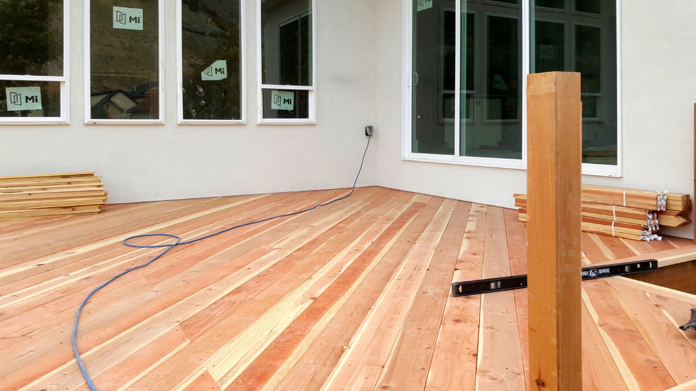 Large Backyard Deck